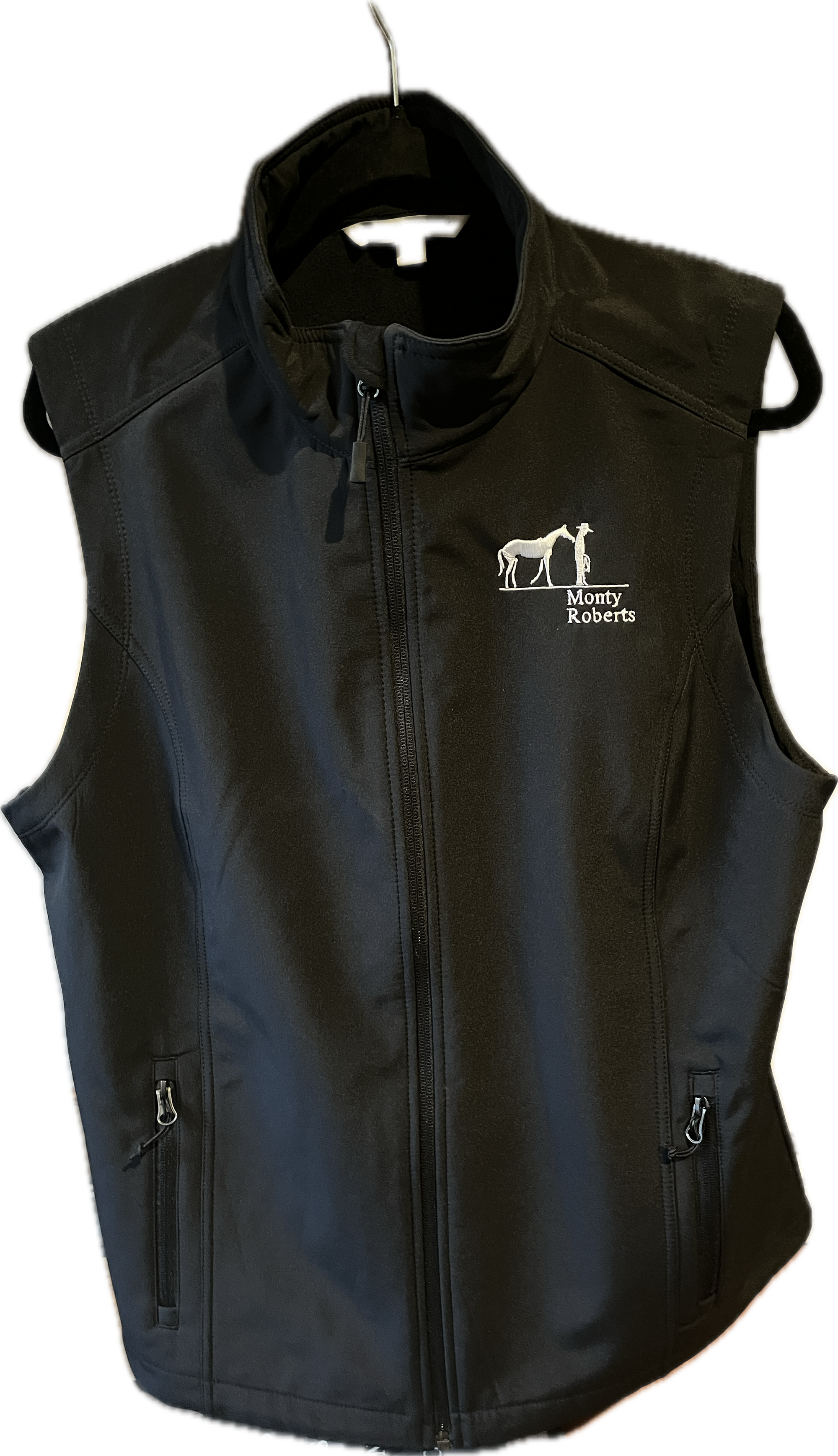 LIMITED EDITION VEST WITH MONTY ROBERTS BLACK LOGO