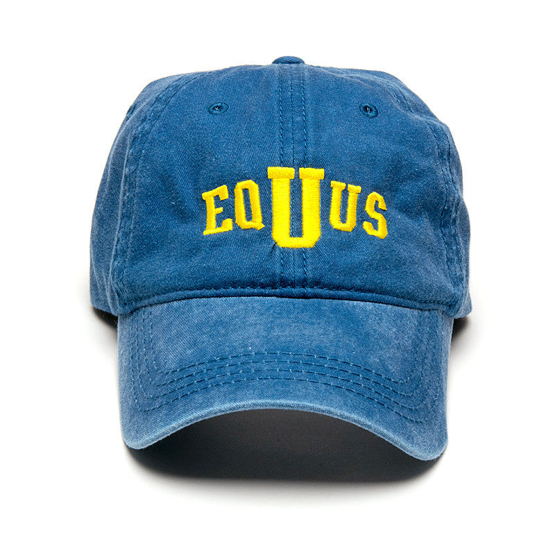 CAP WITH EQUUS U LOGO (BLUE)